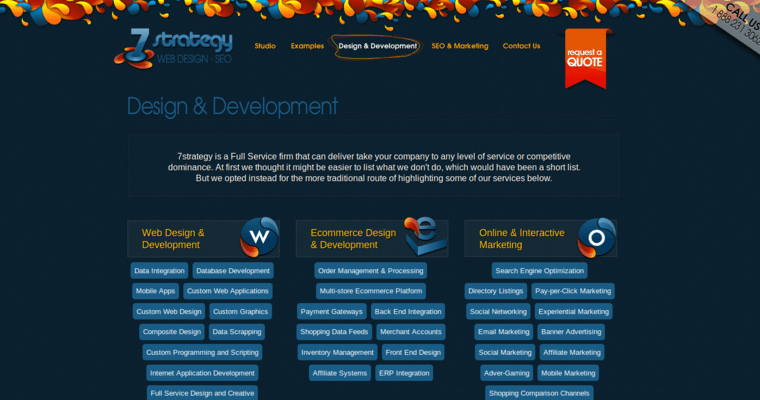 Development page of #3 Best Bing Company: 7strategycom